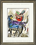 Marc Chagall: 'La vache bleue' The Blue Cow 1967, Circus Paris - Original Mourlot lithographs | Genuine Prints