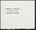 Charles Lapicque: Original Lithograph Birdsong 'Le chant des oiseaux' 1972, Souvenirs et portraits d'artistes