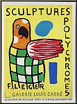 Fernand Lger: Poster Sculptures polychromes, Galerie Louis Carr 1953