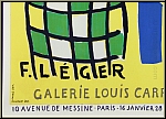 Fernand Lger: Original Poster Sculptures polychromes, Galerie Louis Carr 1953, Lithograph | Mourlot Posters