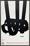 Pierre Soulages: Original Lithograph No 29 Olympic Games 1972, Mourlot