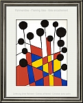 Alexander Calder: Black Balloons, Original Lithograph by Sandy Calder, 1971, printed by Mourlot - Rare Prints