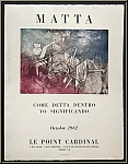 Roberto Matta: Original Exhibition Poster for 