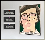 Alex Katz: 'Kenneth Koch' Portrait Of A Poet, 1970 Original Lithograph, Exhibition Poster - Mourlot Graphics