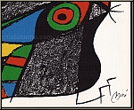 Joan Miro: 'Sweden' (Sverige) 1974, Original Lithograph, Mir Sculptor (Fotoscop), signature - limited edition