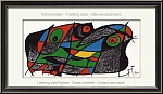 Joan Miro: 'Sweden' (Sverige) 1974, Original Lithograph, Mir Sculptor (Fotoscop) - rare authentic lithographs