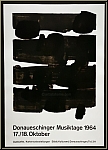 Pierre Soulages: Lithograph No. 12, Donaueschinger Musiktage, 1964