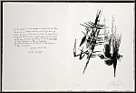 Wifredo Lam: Original Lithograph 1974 on wove paper, Text by Martin Heidegger, Erker - Images Rare Lithographs