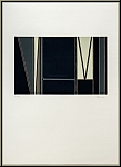 Bruno Blenner: Abstract Linear Composition, Original Lithograph signed, Constructivism, Limited Edition Prints