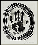 Emil Schumacher: Open Hand, 1967, Etching with Aquatint, signed