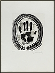 Emil Schumacher: The Open Hand, 1967, Etching with Aquatint, signed, numbered, edition of 65 - Images Prints