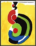 Sonia Delaunay: Danseuse Espagnole, 1972, Original Lithograph Dancer