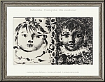 Pablo Picasso: Paloma and Claude 1950, Original Lithograph Portraits of children - Images Lithographs, Prints