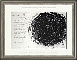 Gnther Uecker: Original Lithograph Spiral 1987 for Erker-Treffen signed, edition of 200 - image framing idea